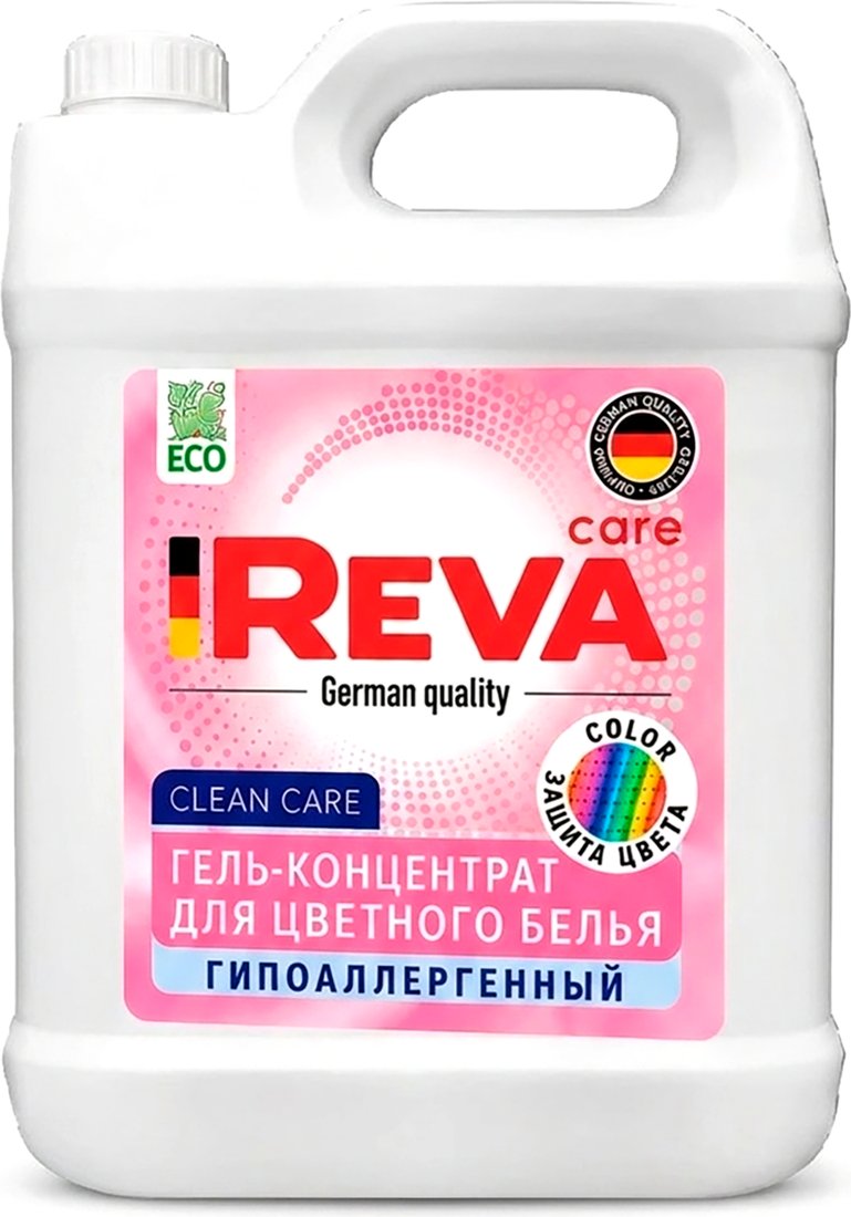 Гель для стирки Reva Care Концентрат для цветного белья (5 л)