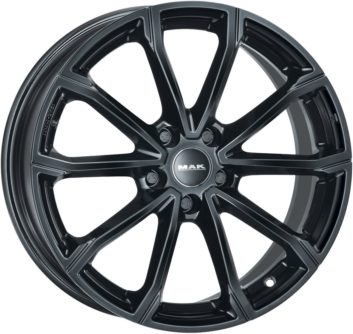 Литые диски MAK DaVinci 18x7" 5x108мм DIA 63.4мм ET 47.5мм Gloss Black