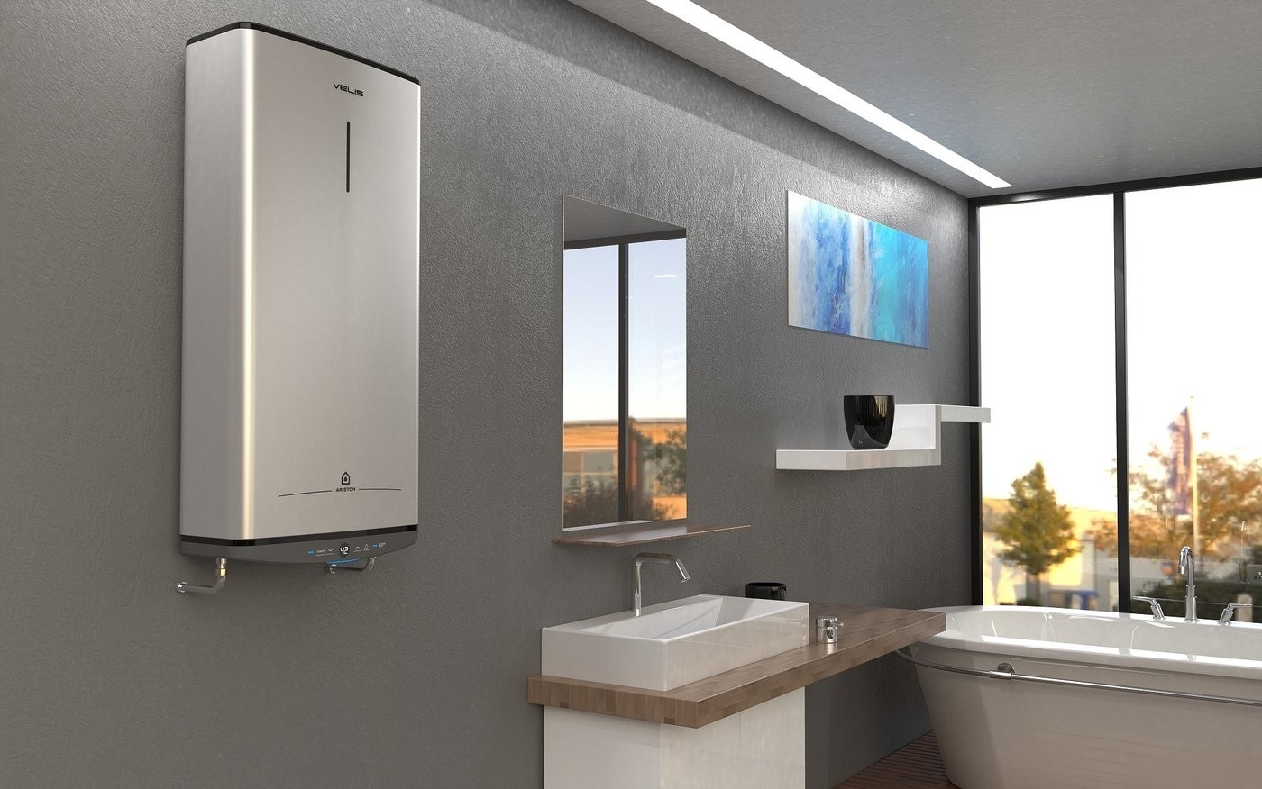 Накопительный электрический водонагреватель Ariston ABSE VLS Pro Inox PW 2K 30