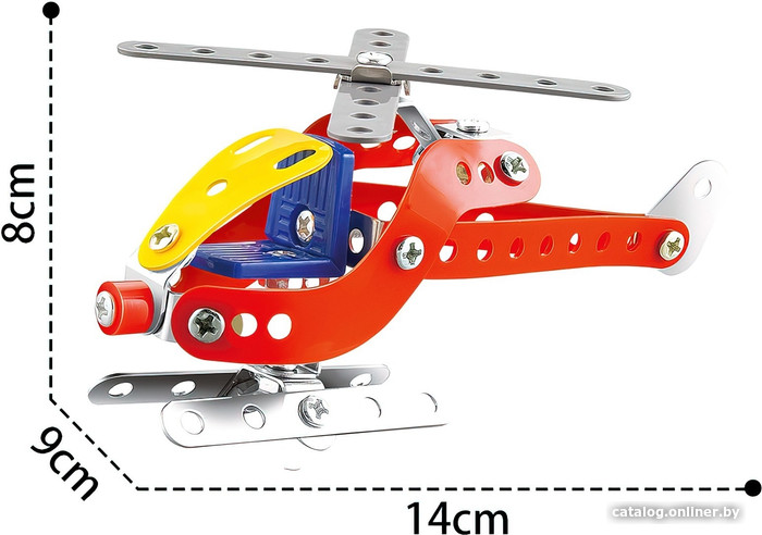 Металлический конструктор Sima-Land Вертолет 1043448