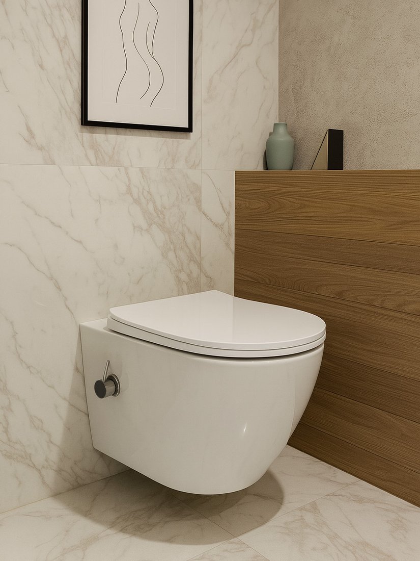 Унитаз подвесной Amore di Mare Lenza Tornado Bidet P252X-T (белый)