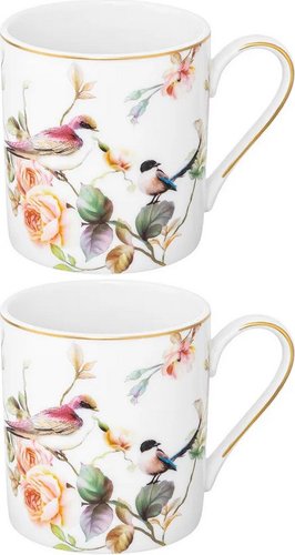 Набор кружек Elan Gallery Певчие птички New Bone China 730872
