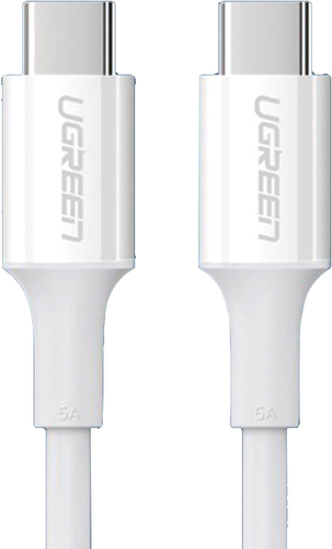 Кабель Ugreen US300 60551 USB Type-C - USB Type-C (1 м, белый)