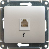 Розетка телефонная Schneider Electric Glossa GSL000681T (перламутр)