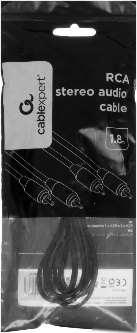 Кабель Cablexpert CCA-2R2R-1.8M-N