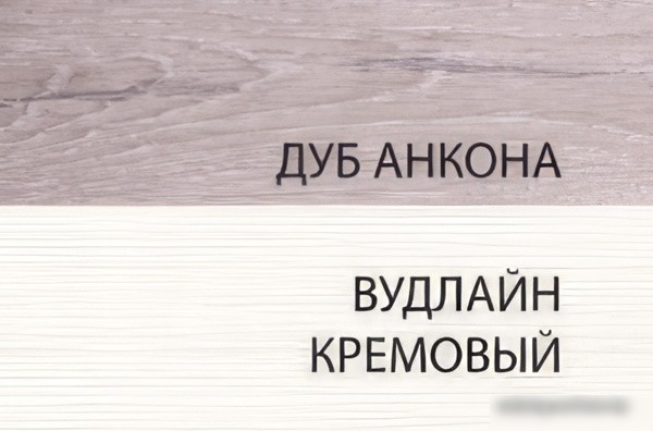 Шкаф-пенал Anrex Olivia 1DZ (вудлайн крем/дуб анкора)