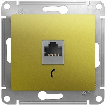 Розетка телефонная Schneider Electric Glossa GSL001081T