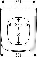 Унитаз напольный Roca Dama Senso Compacto 734151B000 + 7342518000 + ZRU9302820