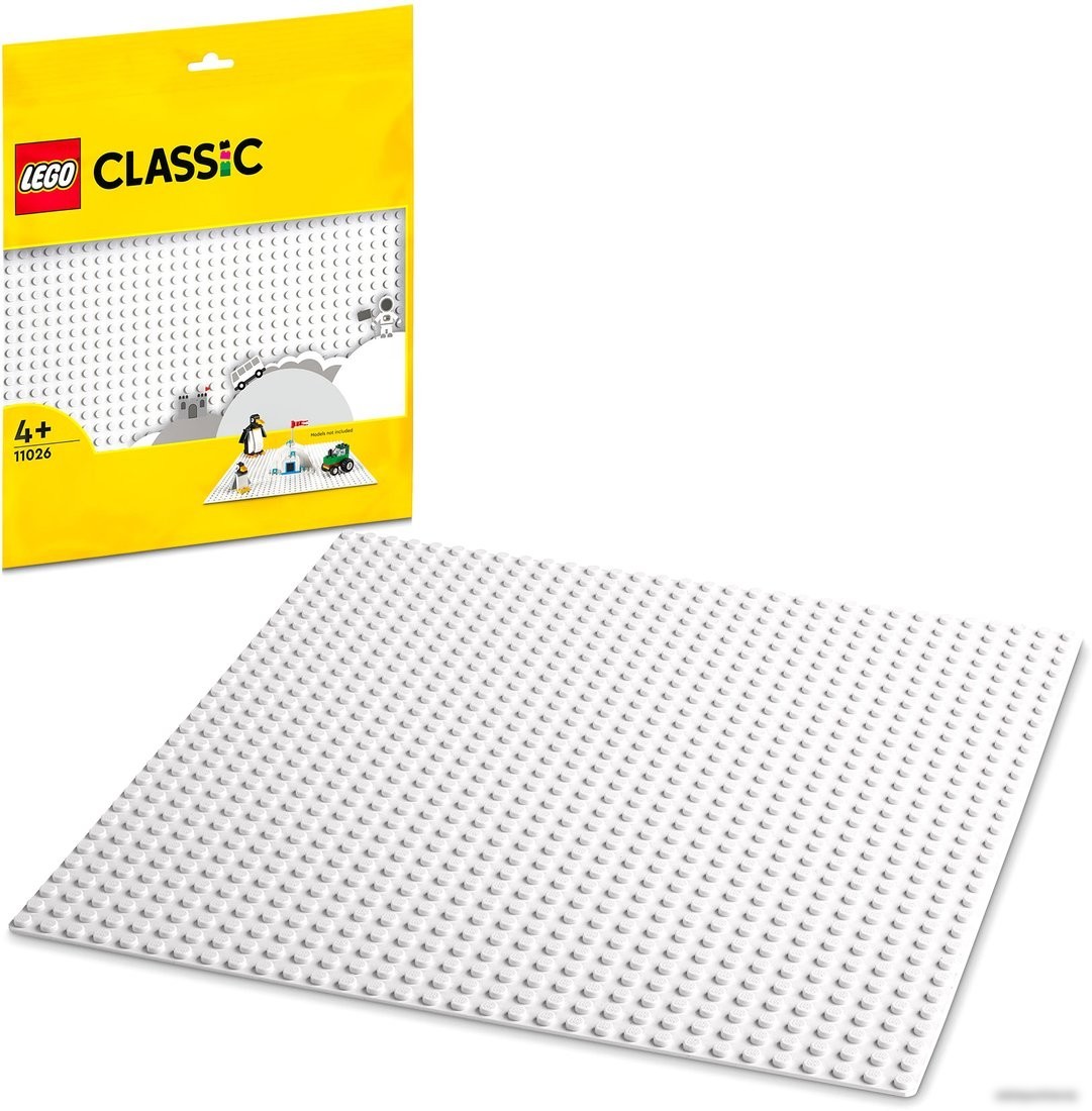Набор деталей LEGO Classic 11026 Белая базовая пластина