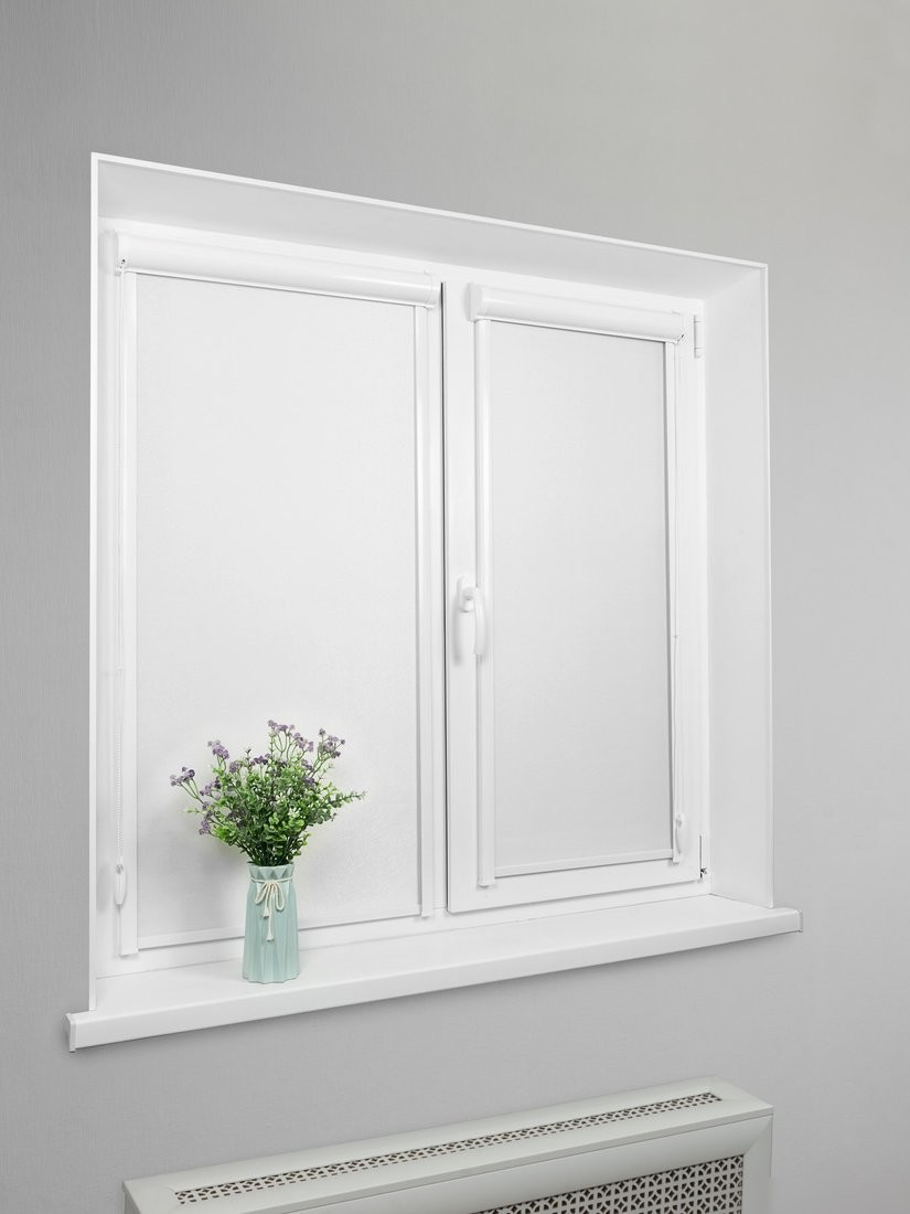 Рулонные шторы Sundays Home UNI-2 LM 65-01 34x160 (белый, правая)