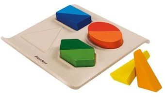 Мозаика/пазл Plan Toys Геометрия формы 5645