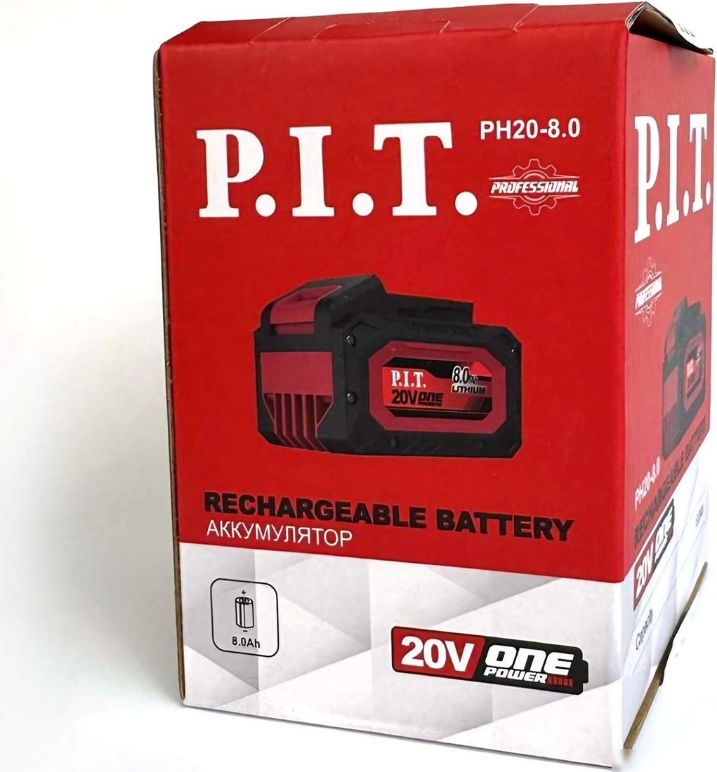 Аккумулятор P.I.T. PH20-8.0 (20В/6 Ач)