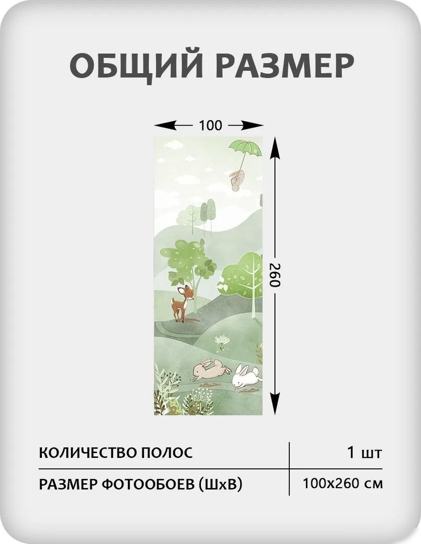 Фотообои Citydecor Детская 472 (100x260см)