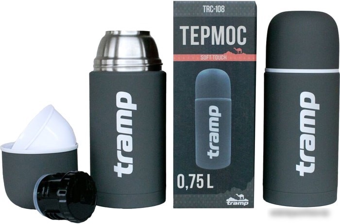 Термос TRAMP TRC-108 0.75л (серый)