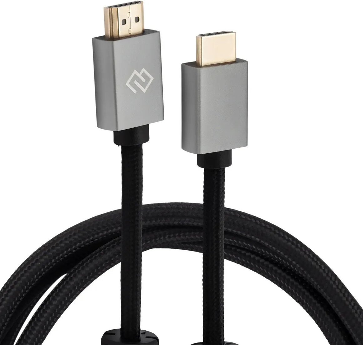 Кабель Digma D-HDMI-2FF-V2.0-2M (2 м, черный)