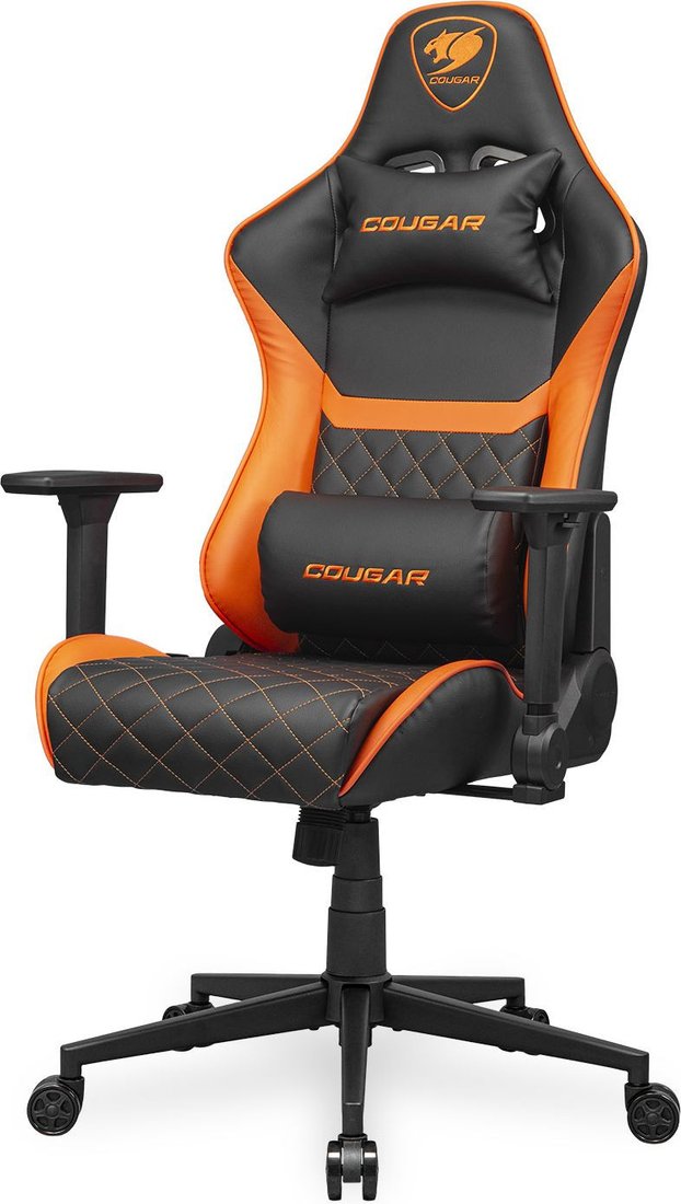 Игровое (геймерское) кресло Cougar Armor One V2 (черный/оранжевый)