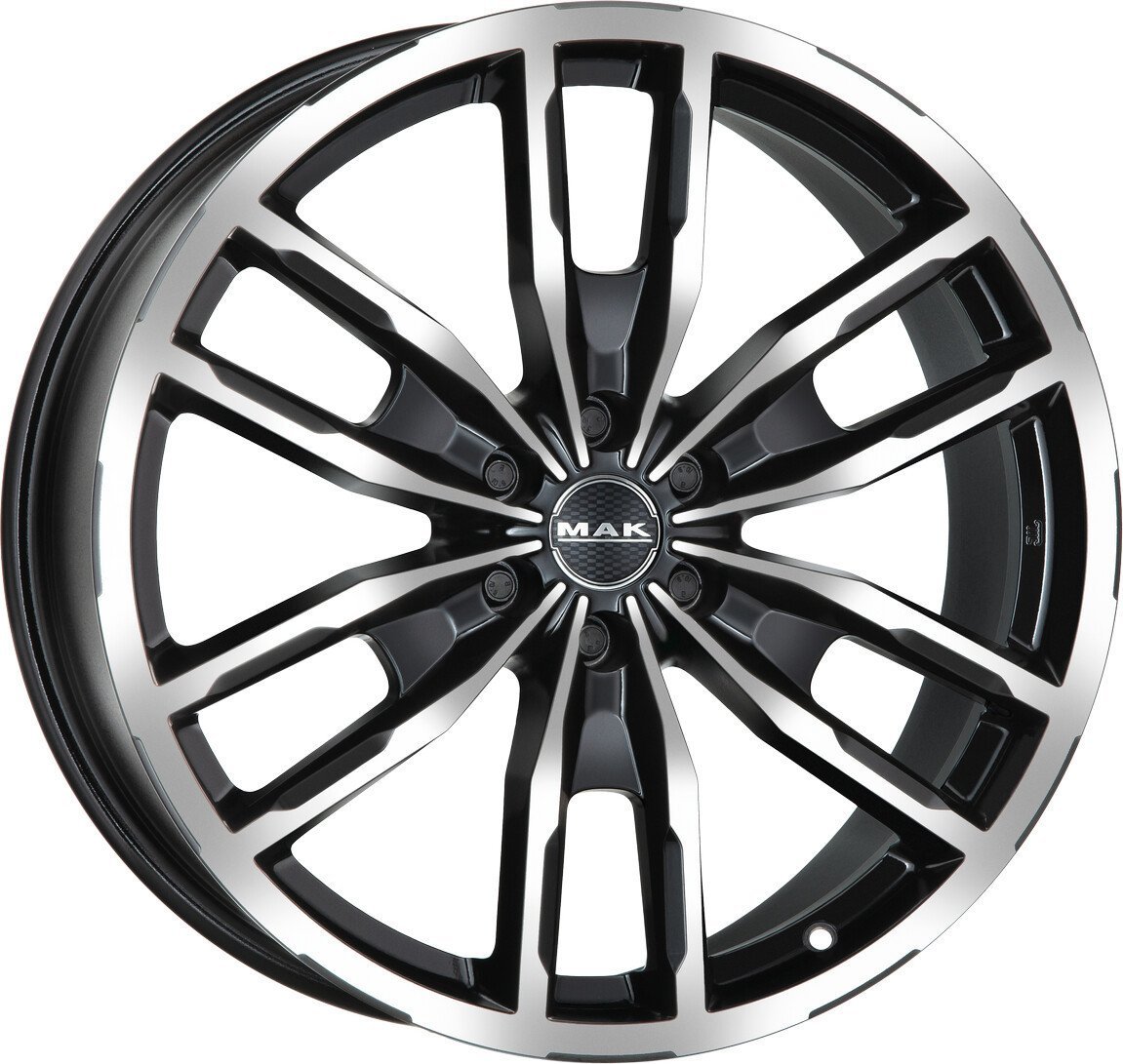 Литые диски MAK Peak 17x7.5" 6x139.7мм DIA 106.1мм ET 25мм Black Mirror