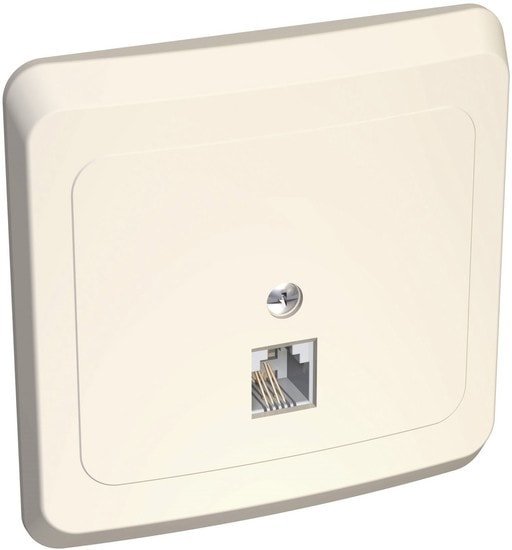 Розетка телефонная Schneider Electric Этюд TELC-001K