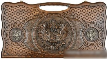 Шашки/нарды Haleyan Герб РФ 3 kh062