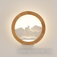 Бра Home Light Астерия C053-7 (дерево/белый)