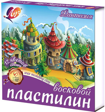 Пластилин Луч Фантазия 25С 1523-08 (12 цв)