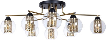 Люстра средней высоты Arte Lamp Manchester A7045PL-8BK