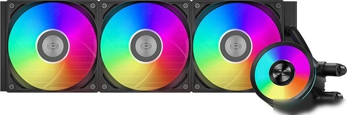Система жидкостного охлаждения для процессора PCCooler DA360 Pro ARGB (черный)