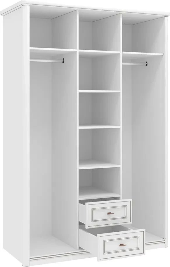 Шкаф распашной Ангстрем Онтарио ОН-171.04 (бело-серый)