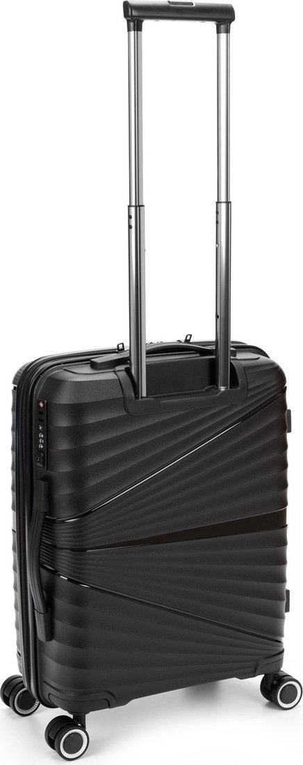 Чемодан-спиннер Torber Nevo T2207S (черный)