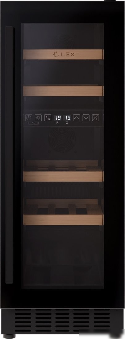 Винный шкаф LEX LWD3017BL Dual Zone