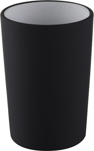 Стакан для зубной щетки и пасты Bisk Plain 06570 (черный)