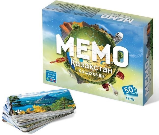 Настольная игра Нескучные игры Мемо. Казахстан 783048