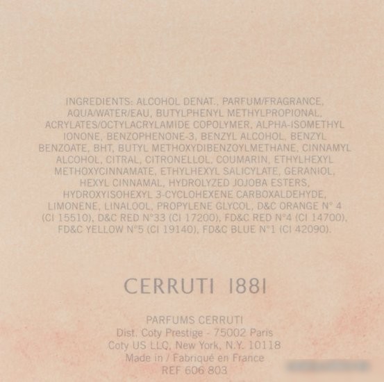 Cerruti 1881 Pour Femme EdT (50 мл)