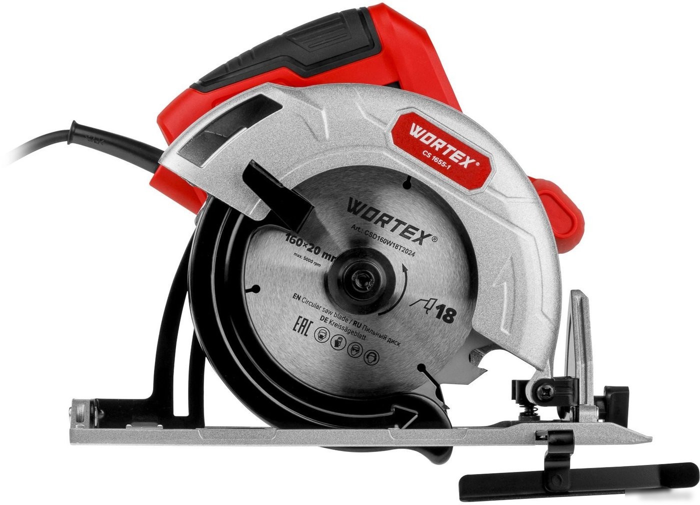Дисковая (циркулярная) пила Wortex CS 1655-1 1333551