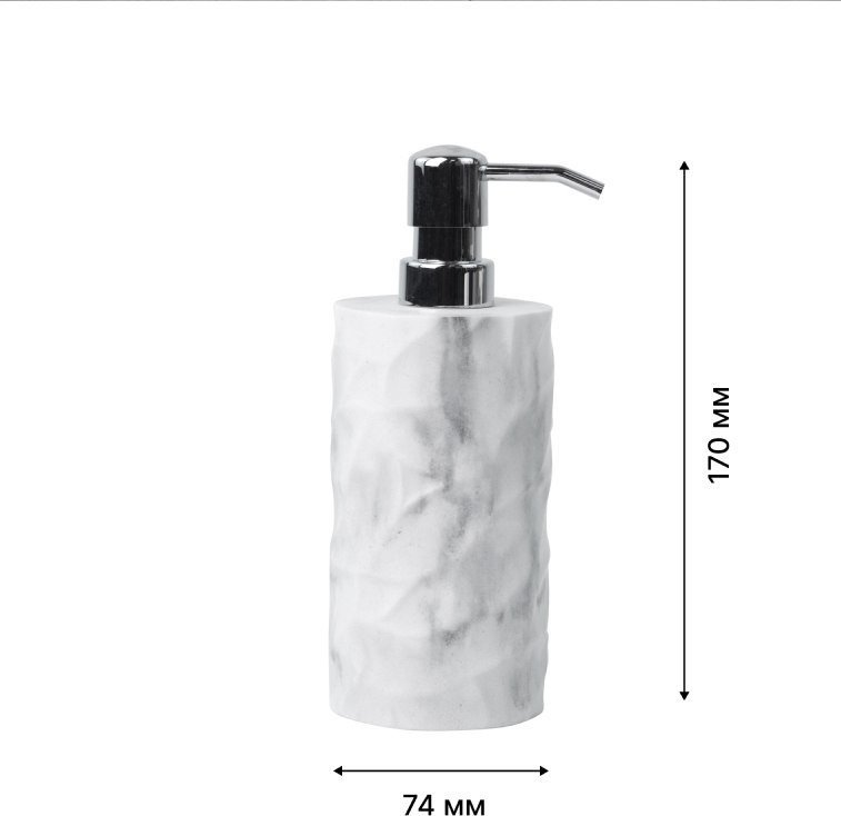 Дозатор для жидкого мыла FORA White Rock FOR-WRK021