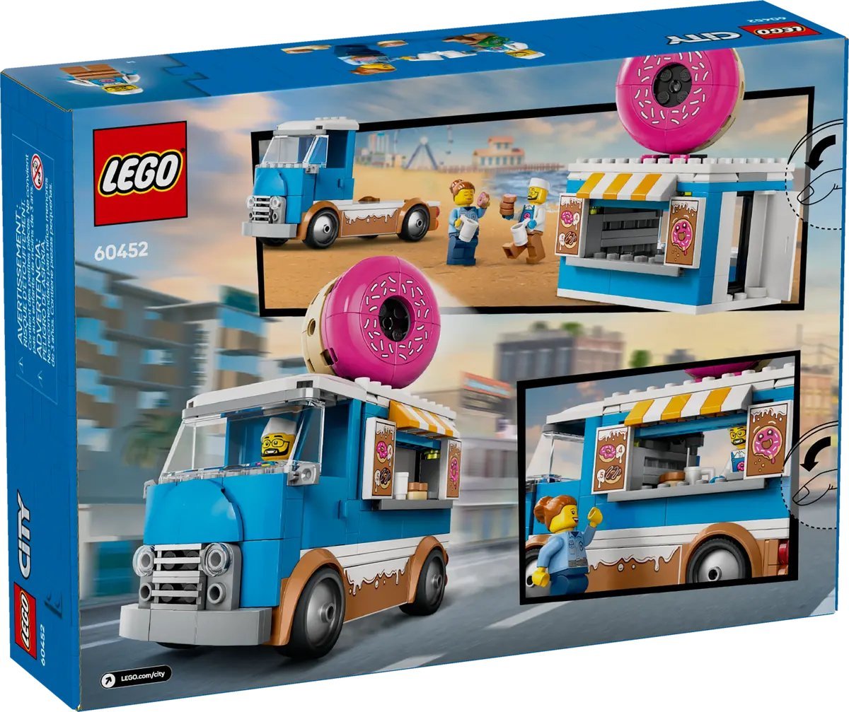 Конструктор LEGO City Грузовик с пончиками 60452