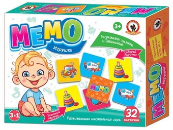 Настольная игра Русский стиль Мемо игрушки 03455