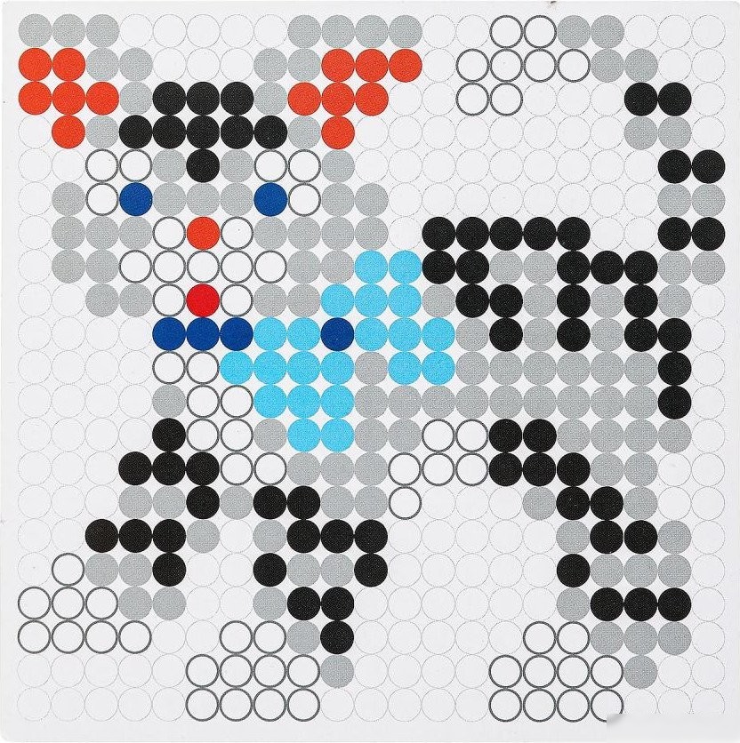 Развивающая игра MultiArt Термомозаика Кошка IB400-PIT