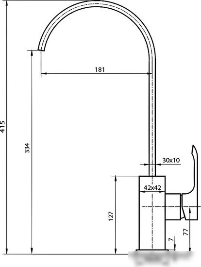 Смеситель Ahti Rauma RM101011