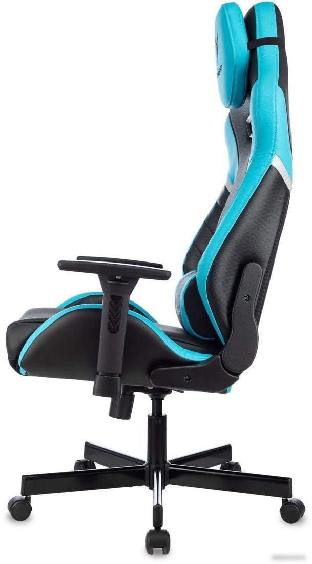 Игровое (геймерское) кресло Knight Thunder 5X (черный/голубой)