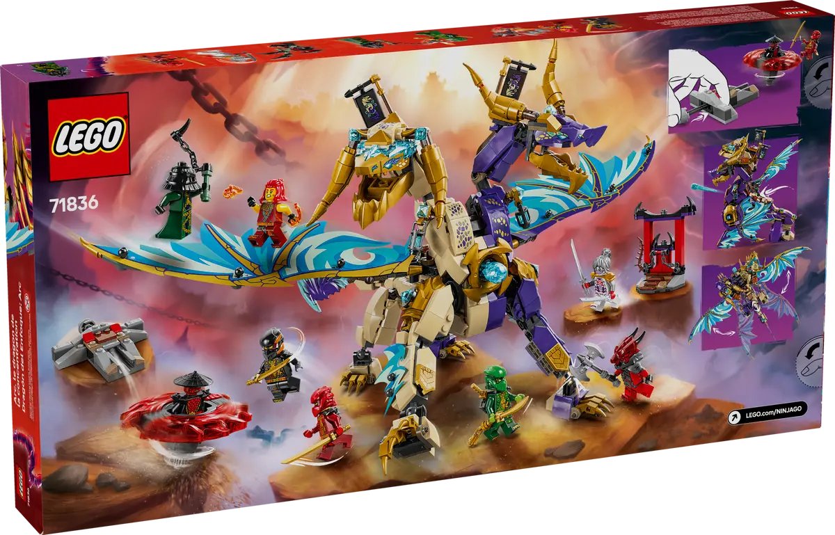 Конструктор LEGO Ninjago Дуговой дракон фокуса 71836