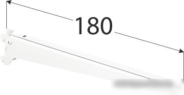 Кронштейн крепежный DOMAX Wsk 180b 5680 (белый, левый/правый)