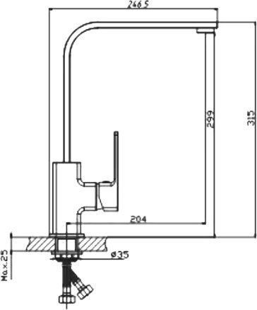 Смеситель Haiba HB70615