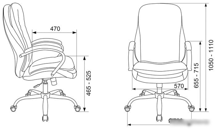 Кресло Бюрократ T-9950SL Fabric (черный Light-20)