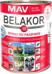Грунт-эмаль MAV Belakor-15 Ral 3000 1 л (красный матовый)