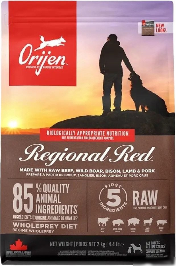 Сухой корм для собак Orijen Dog Regional Red 2 кг