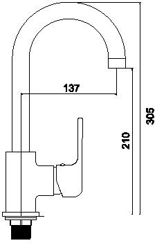 Смеситель Ledeme H44 L4044-2
