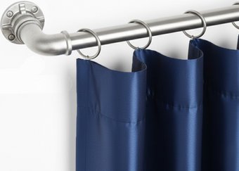 Карниз для штор UG Home Раздвижной 1-рядный 1КР-153-360-ЧО (черное олово, 1.53-3.6м)