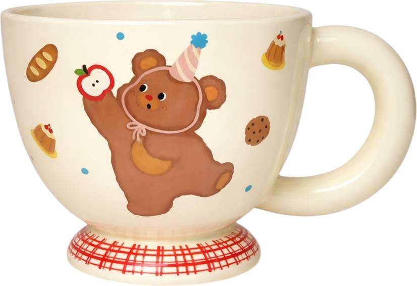 Кружка ILikeGift Праздничный мишка YX743B-03