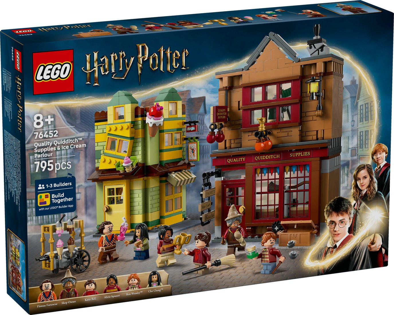 Конструктор LEGO Harry Potter 76452 Все для квиддича и Кафе-морожен Флориана Фортескью